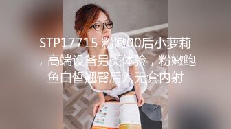 STP17715 粉嫩00后小萝莉，高端设备另类体验，粉嫩鲍鱼白皙翘臀后入无套内射